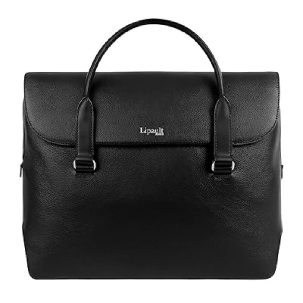Lipault Plume Elegance Laptop Bag Black